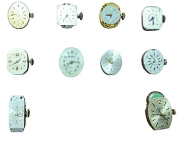 Unresearched Watches Lot Pirot Ducado Timex Waltham Geneve Hamilton (3), St. Marin Voltaire