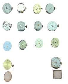 Unresearched Watches Lot (14) Geneve, Elgin, Boluva (2), Arnow, Sears, Cartier, Gruen Hamilton,