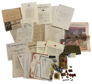 WWII 5th Air Force Named Aerial Photographer & Gunner Medals, Ribbons, Documents, etc. Group