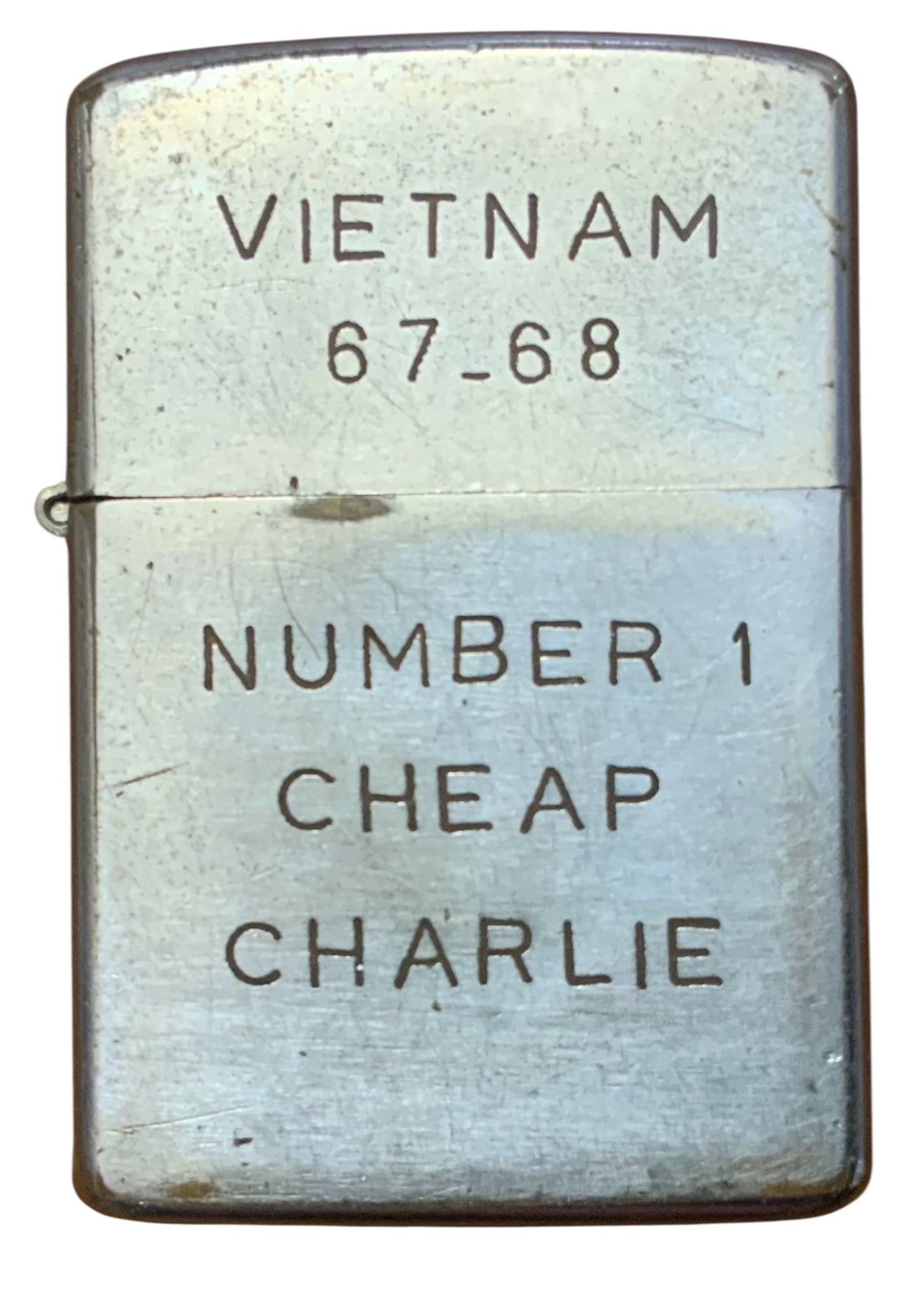 1965 Vietnam War 67-68 Era Cheap Charlie Zippo Lighter (1 of 5)
