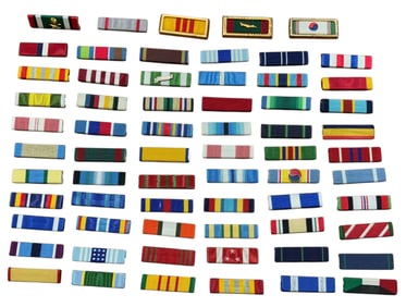 Large Lot of U.S. & South Vietnam Ribbon Bars plus more
