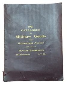 RARE 1907 Military Goods Arms Catalogue From Government Auction
