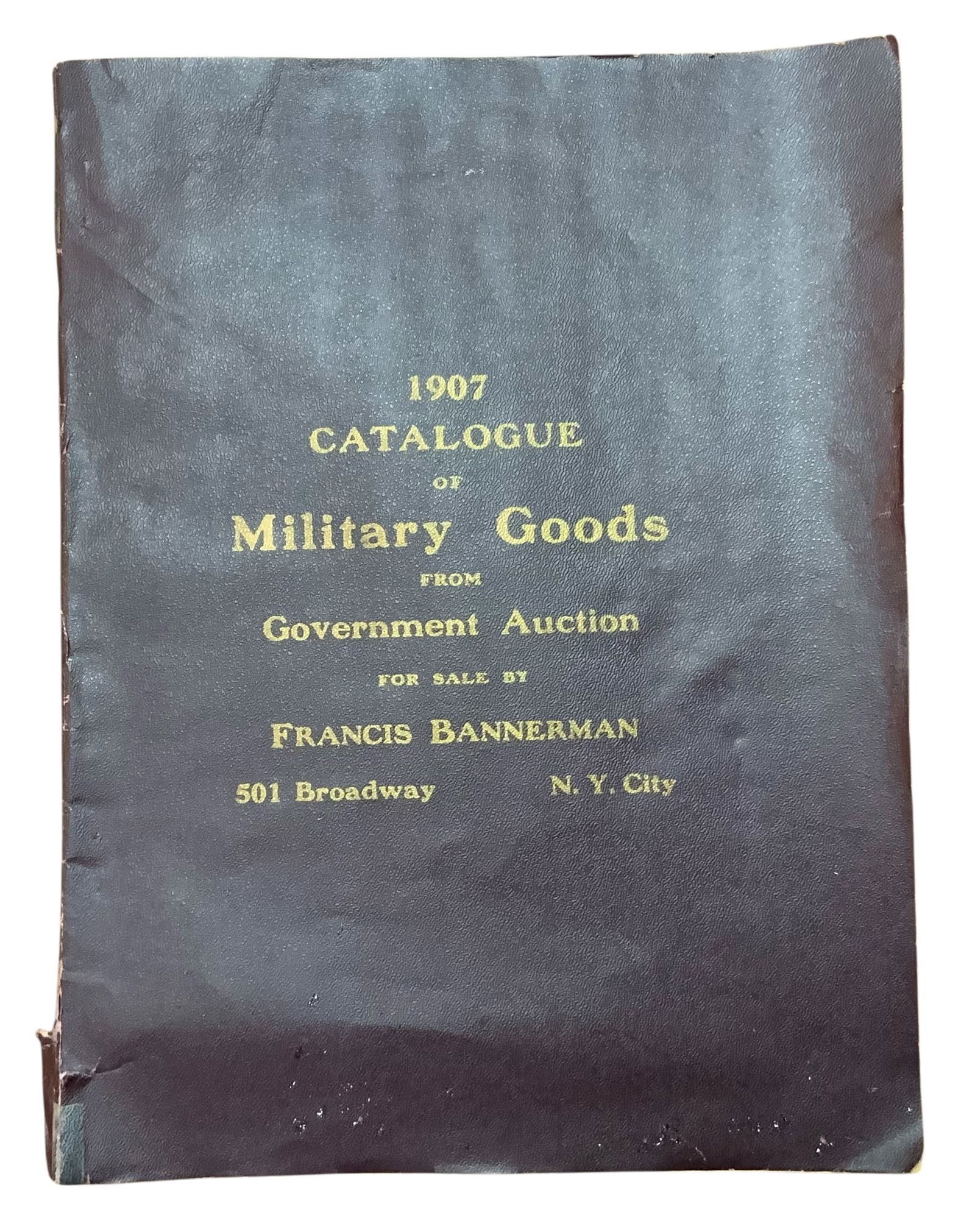 RARE 1907 Military Goods Arms Catalogue From Government Auction (1 of 18)