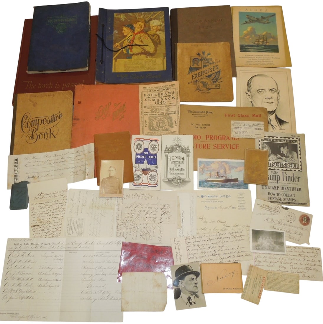 800s - 1900s Paper Ephemera Scrapbooks Yearbooks (1 of 20)