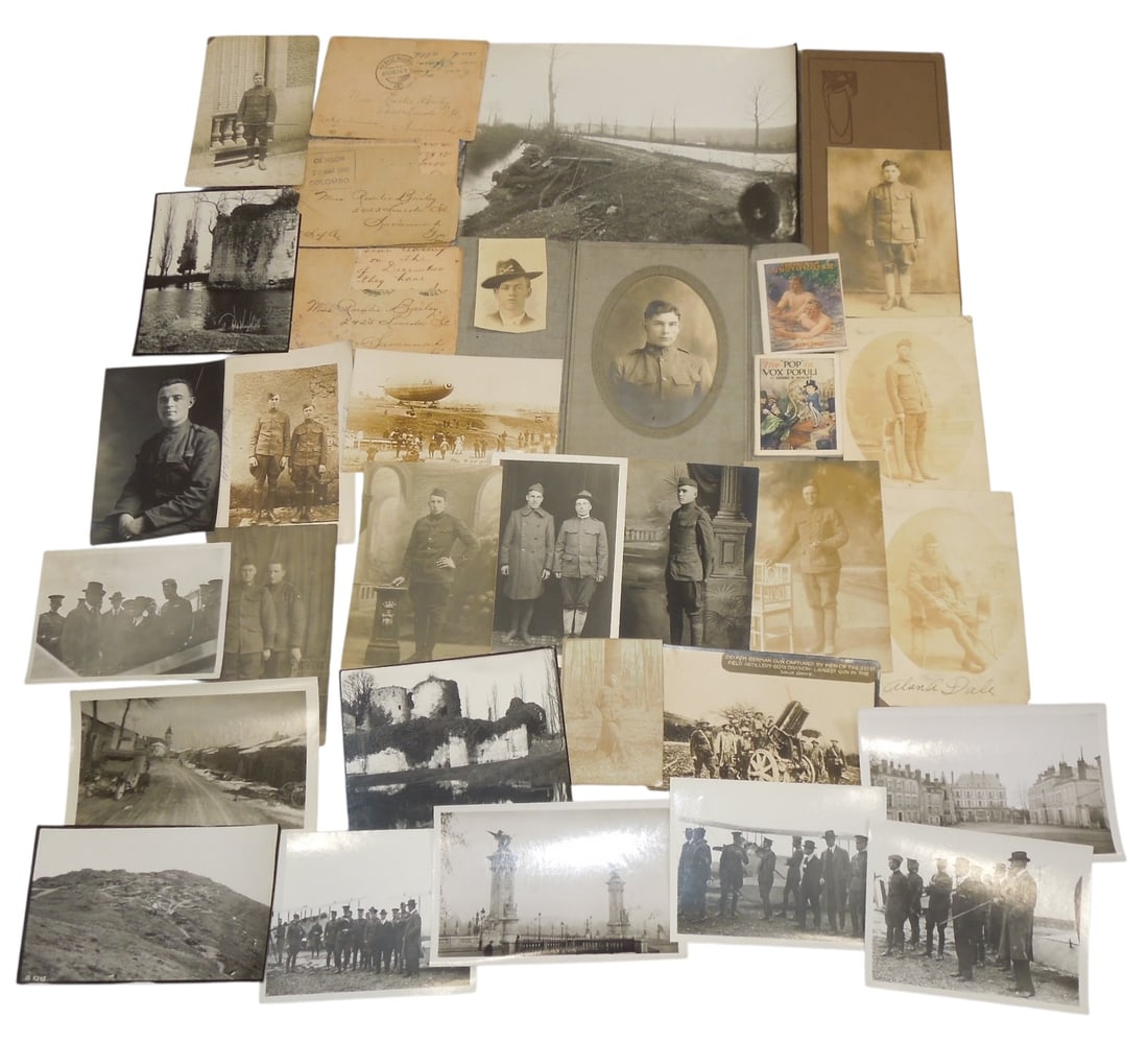 WWI US Military Soldier Doughboy Cabinet Card Pilot Photos Lot: Original items as shown in the photos.