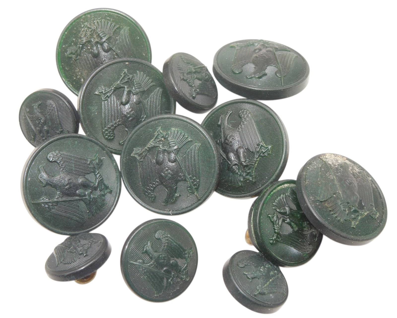 Lot WWII German Ministry of Justice Uniform Buttons