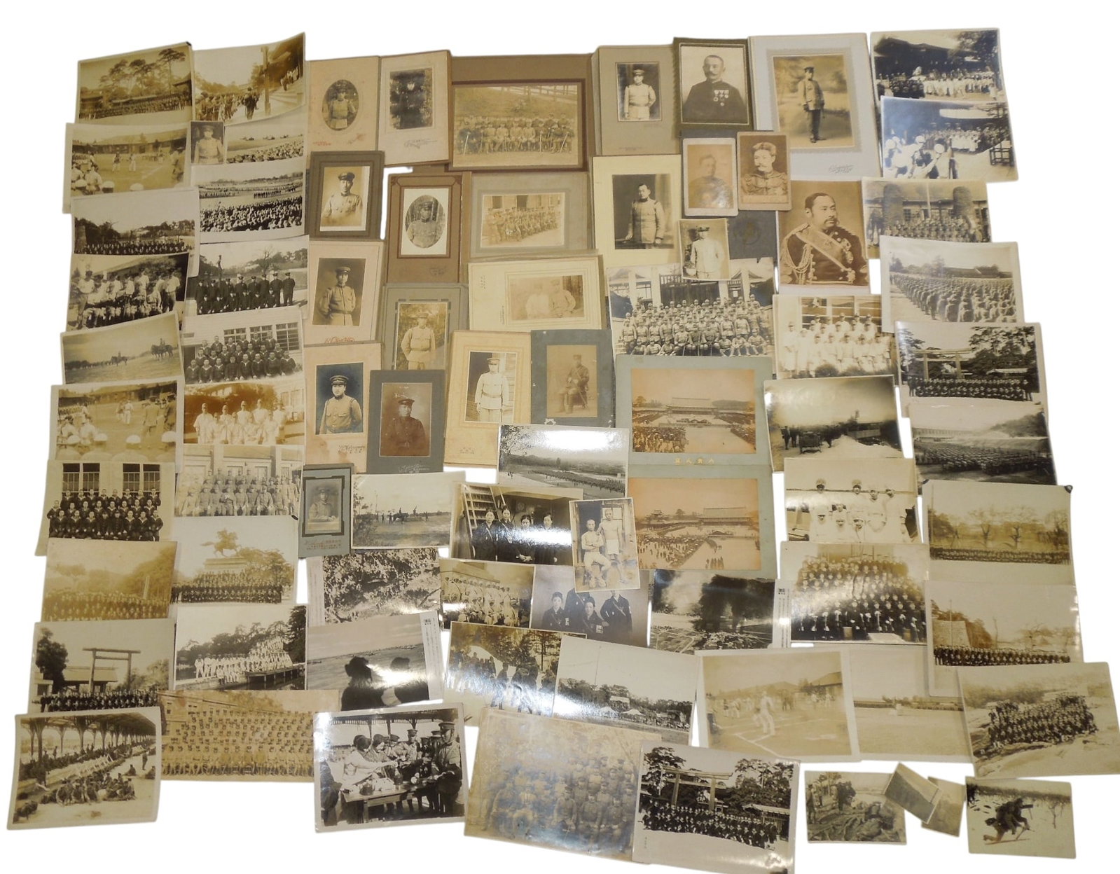 Lot WWII Japanese Military Army Navy Group & Portrait Soldier Photographs (1 of 14)