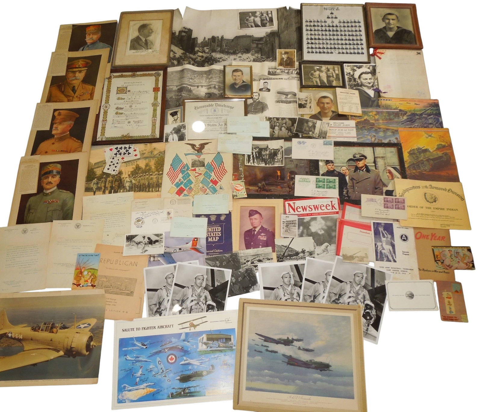 WWI - Modern Military Ephmera Paperwork Documents Photos Bonanza Lot! (1 of 15)