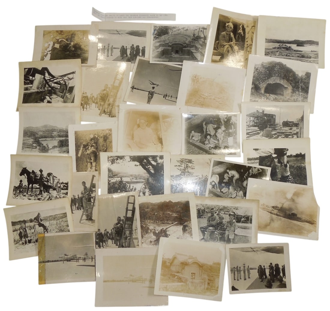 WWII US Military Okinawa Surrender General Doolittle Photos Japanese Troops (1 of 14)