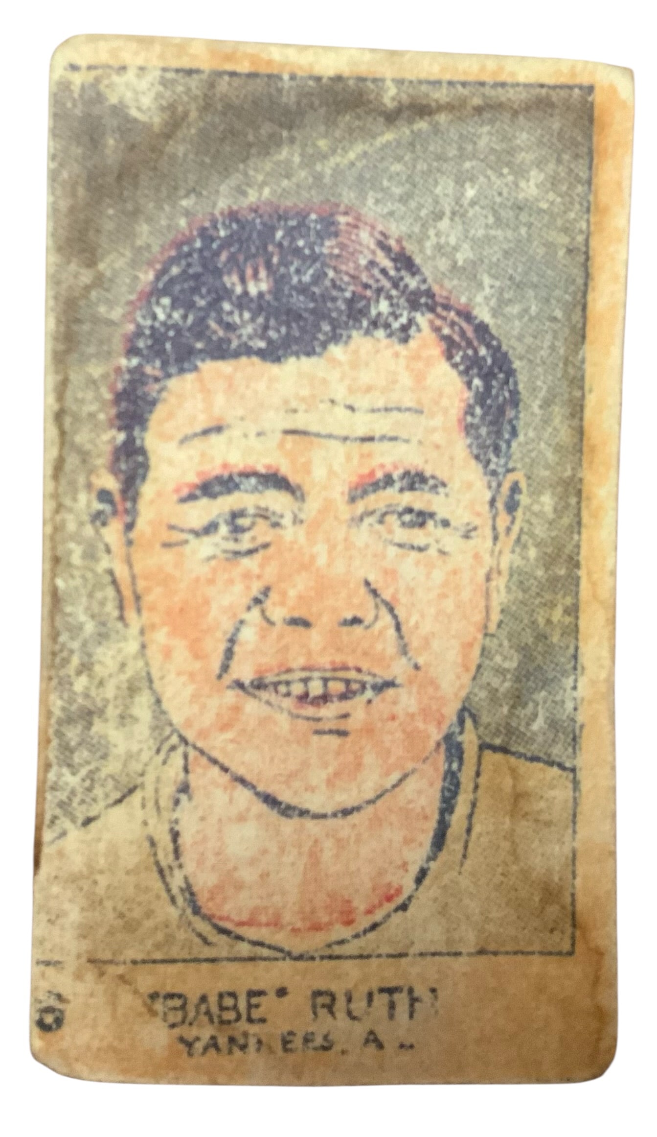 1926 W512 New York Yankees Babe Ruth Strip Card (1 of 6)