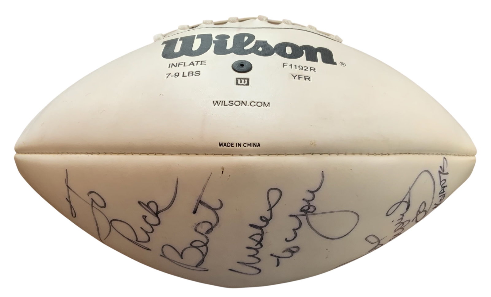 NFL New York Giants Joe Morris Signed Football Super Bowl Champion XXI: NFL New York Giants Joe Morris Signed Football. Inscribed and signed on a Wilson ball. This item does not come with a Certificate of Authenticity (COA). We did not put air in the ball to test the blad