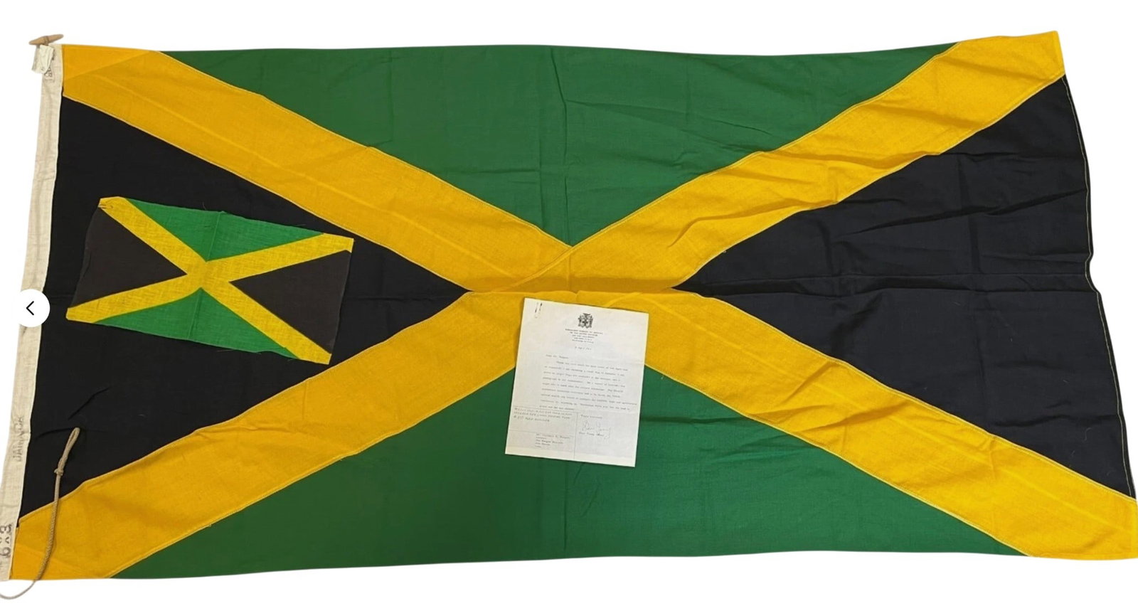1960s Original Flags Lot of Jamaica & Government Letters (1 of 6)