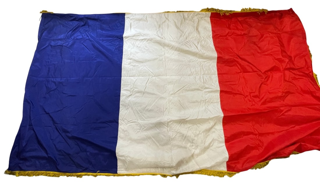 WWII Large 6 x 10 Feet Flag of France (1 of 3)