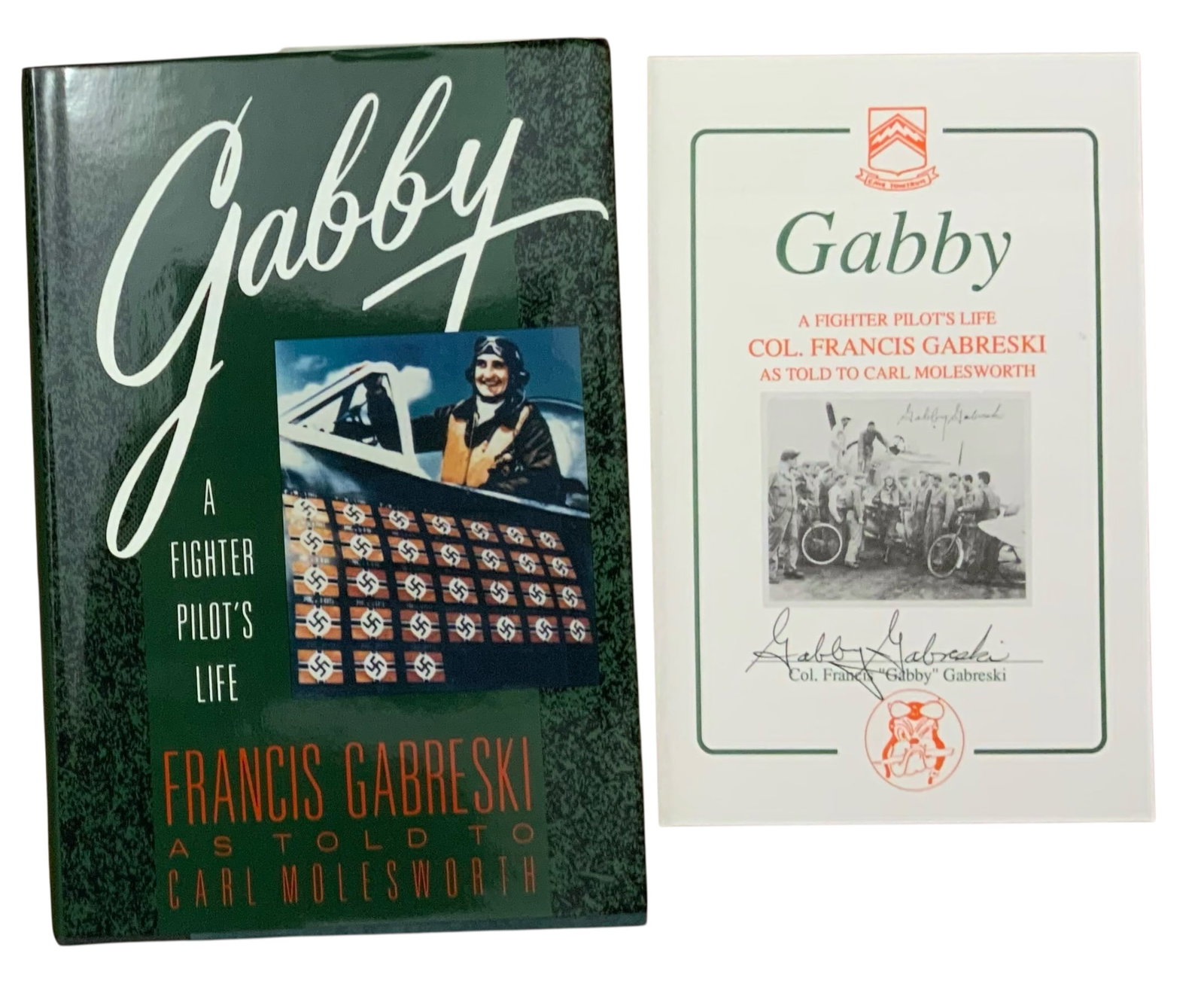 WWII Ace Gabby Gabreski Fighter Pilot’s Life Book & Signed Book Plate (1 of 6)