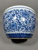 Blue and white porcelain vase in Qing Dynasty - 6