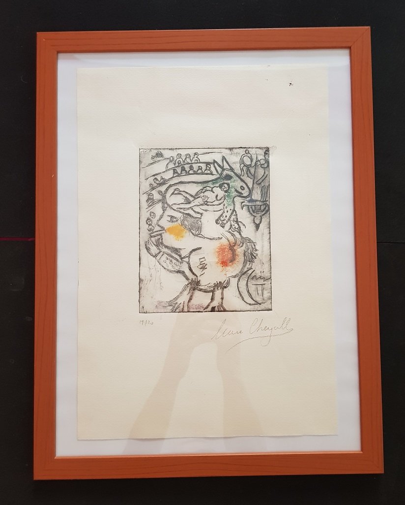 Marc Chagall engraving (1 of 6)