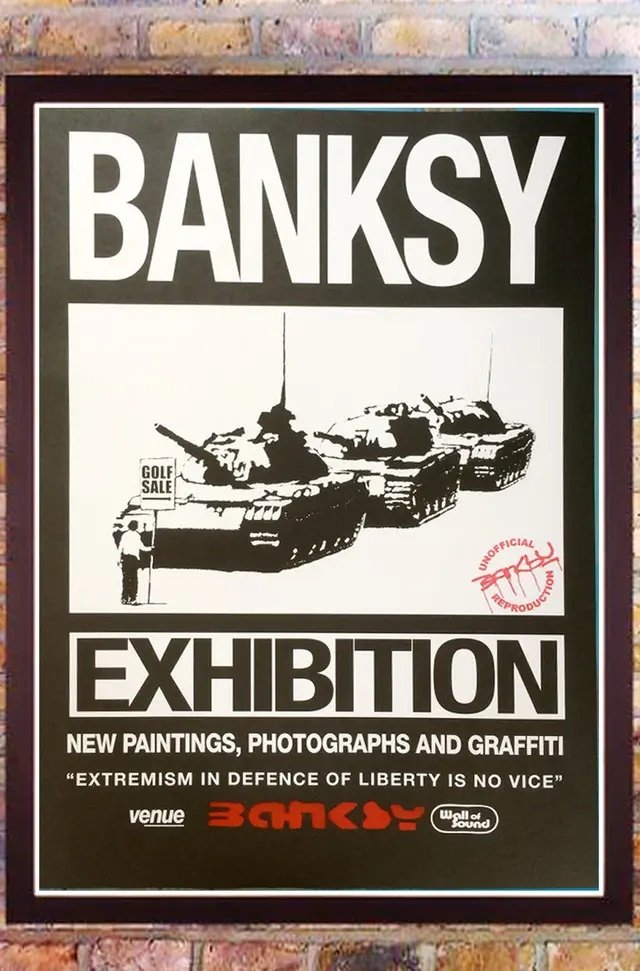 BANKSY Exhibition Poster (1 of 3)