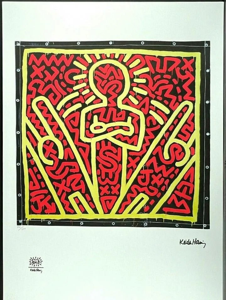 Keith Haring lithograph (1 of 2)