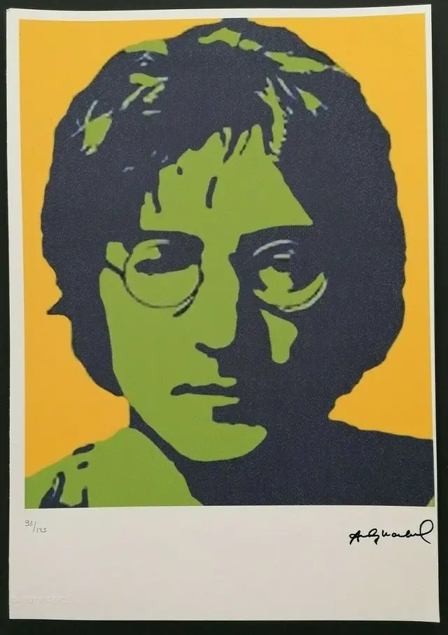 Andy Warhol lithograph (1 of 3)