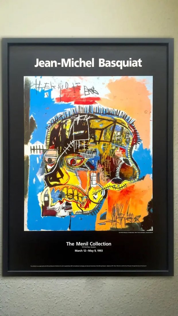 Jean Michel Basquiat exhibition poster (1 of 3)