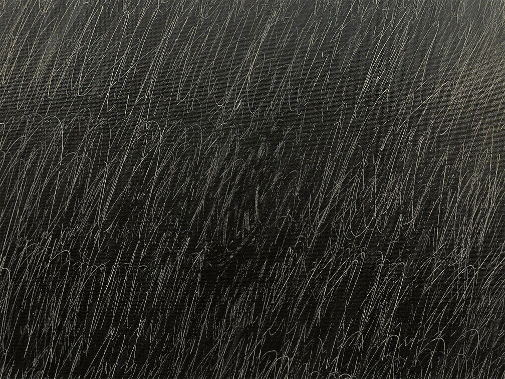 Cy Twombly Painting - ABSTRACT ART- chalk lines (1 of 6)