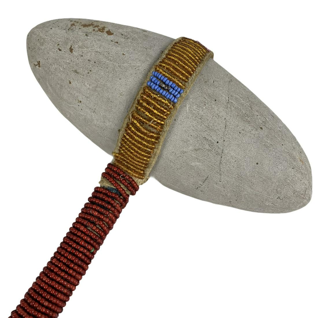 Double Pointed Stone Head Indian Club (1 of 4)