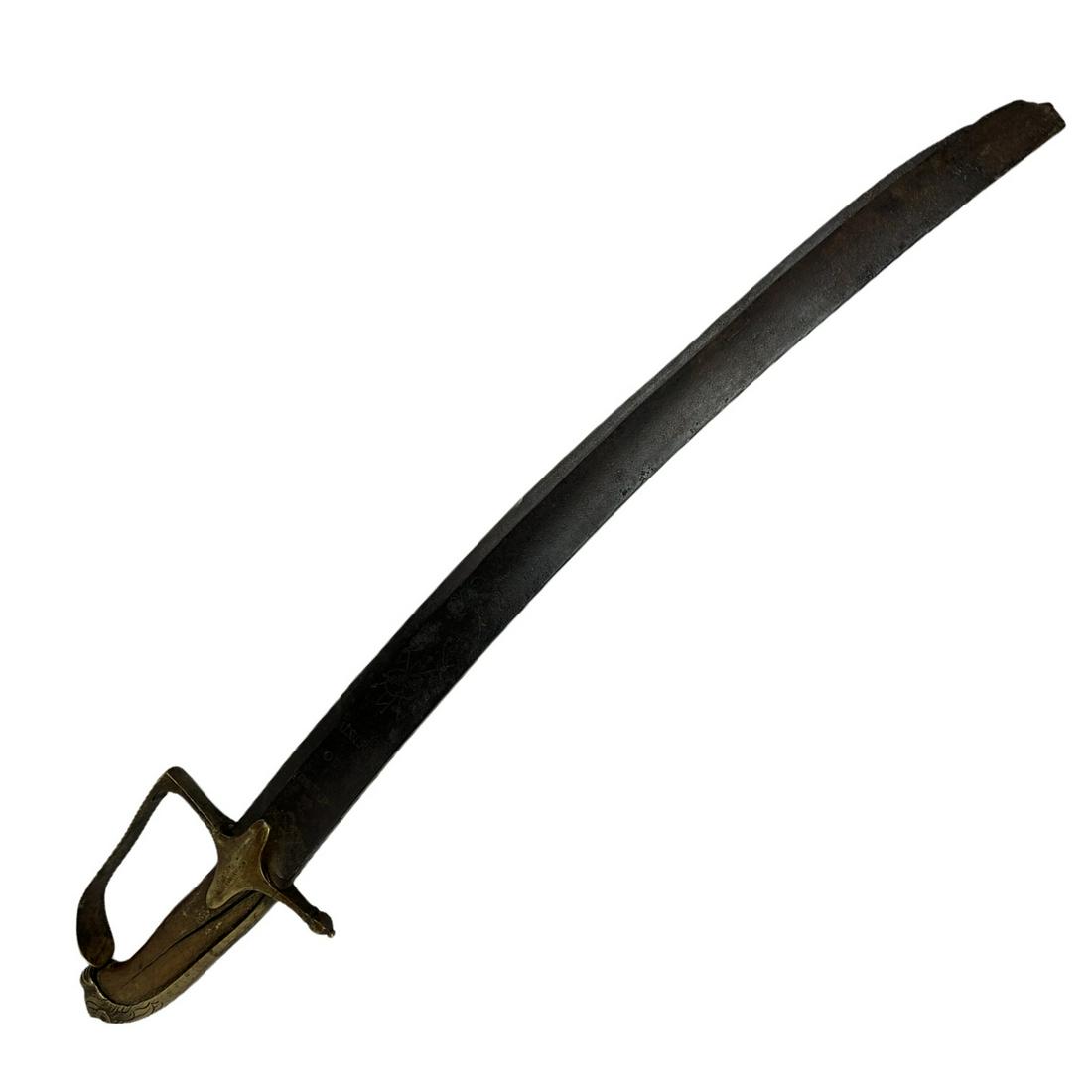 Rev. War Era Lion Head Officers Sword (1 of 4)