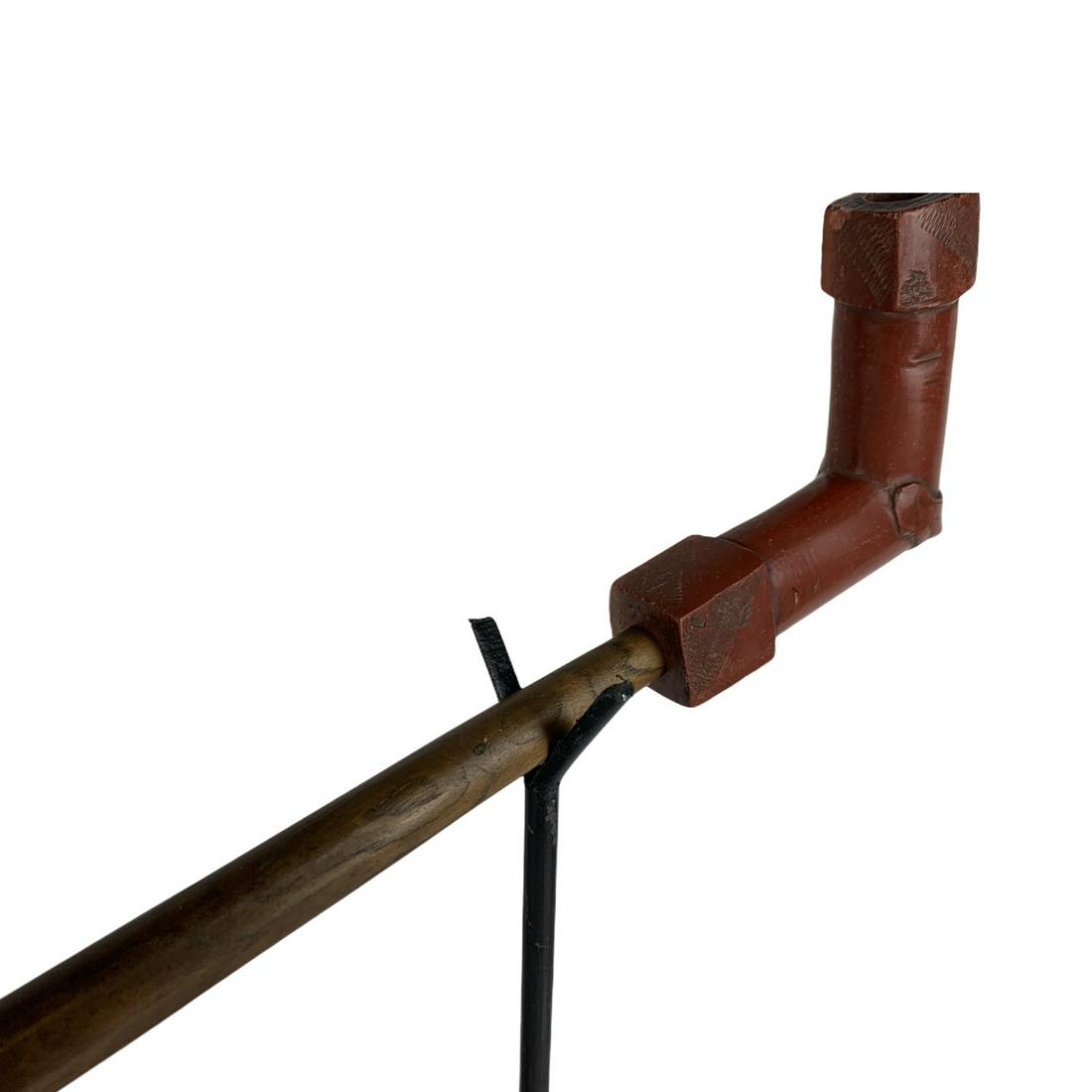 19th Century Catlinite Indian Pipe With Original Stem (1 of 4)