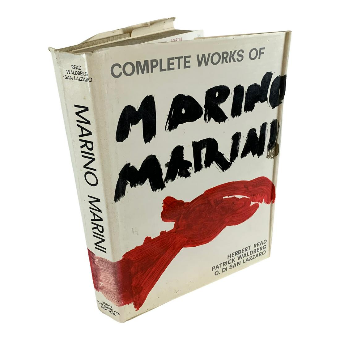 Complete Works of Marino Marini, Hard cover 524 Pages: Wow , a great art book. 524 pages hard cover â€œ Complete Works of Marino Marini â€œ. Book has the original dust cover and is in excellent condition. Tudor Publishing Co. New York . 14” x 10