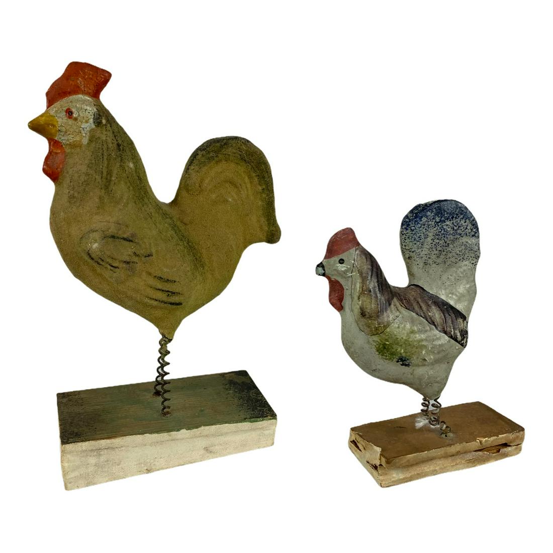 Pair (2) of Squeeker Toy Chickens (1 of 3)