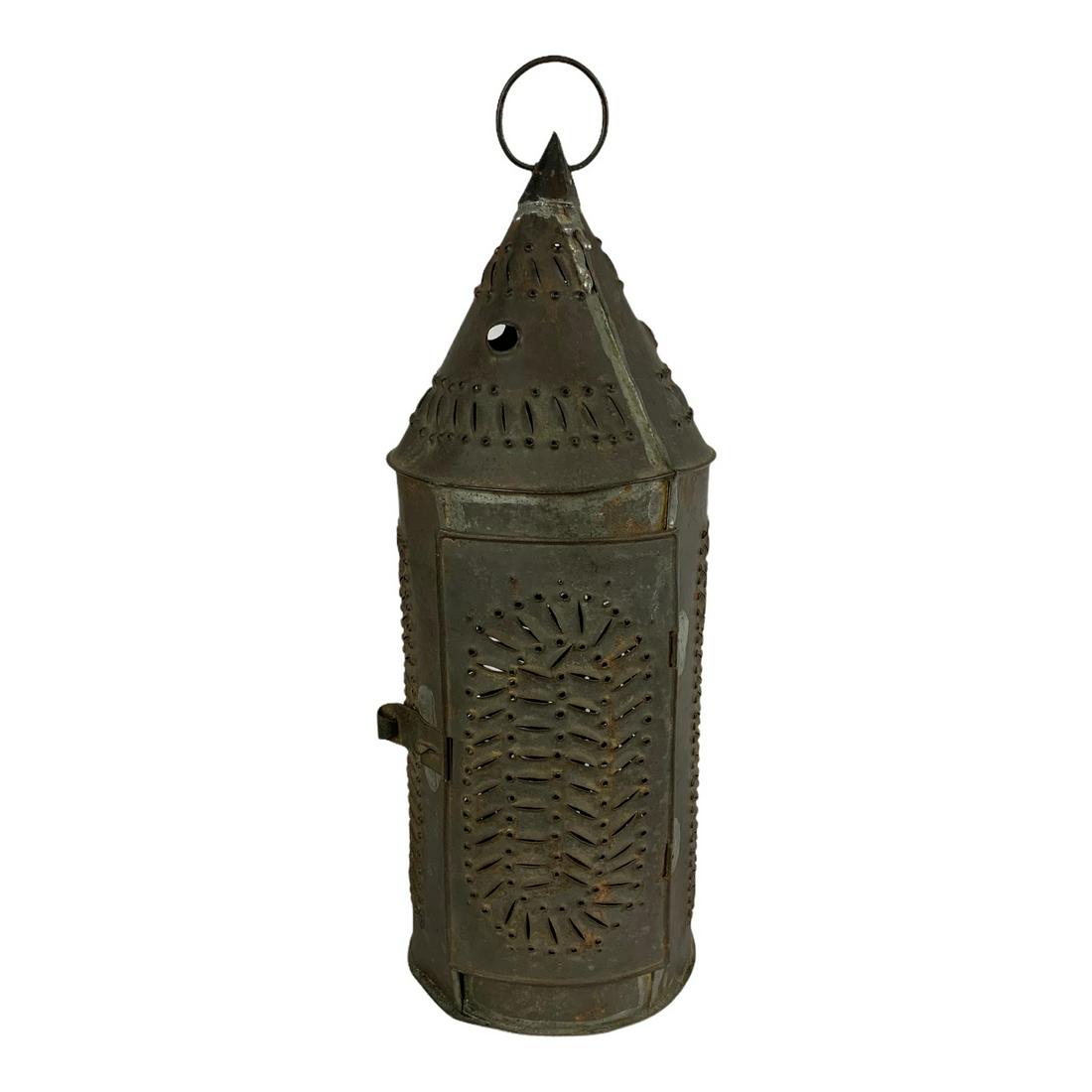 Punched Tin Candle Lantern (1 of 4)
