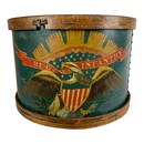 Painted Civil War Drum - A. Rogers / Flushing Long