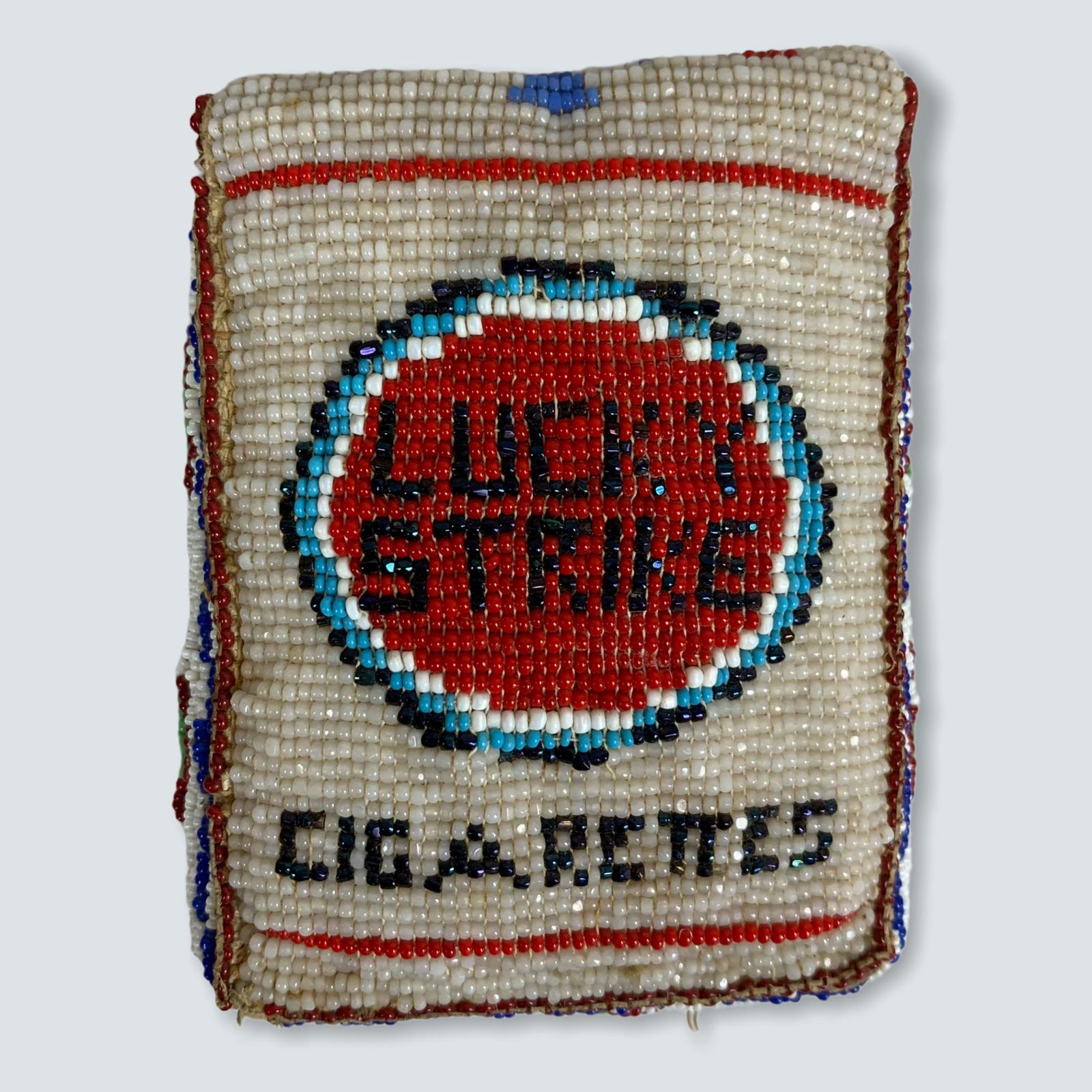 Rare Full Beaded Indian Cigarettes Case (1 of 5)