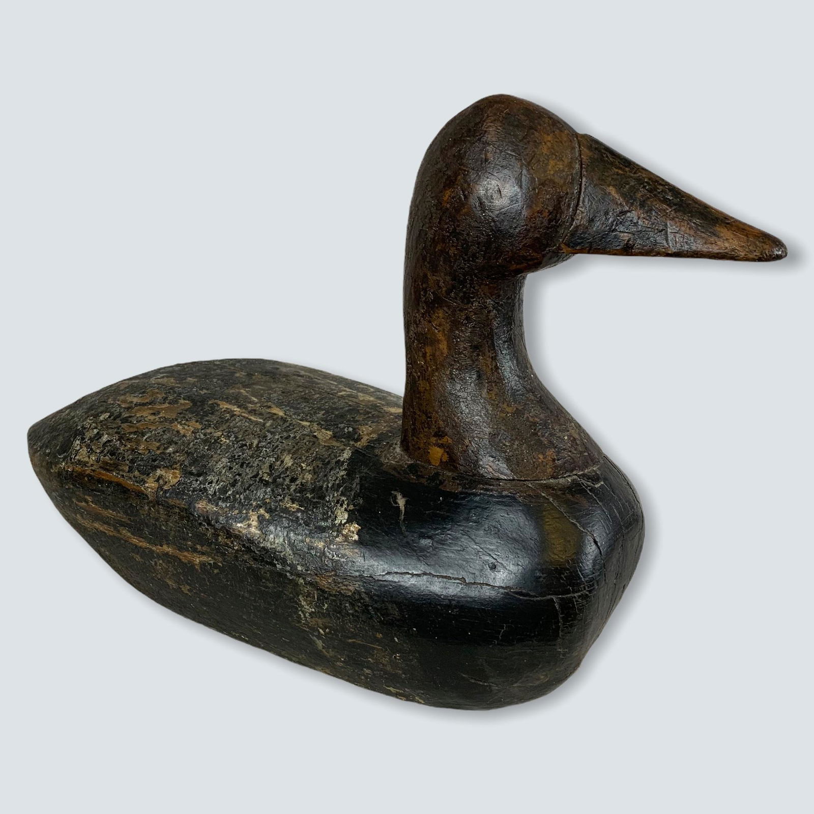 Folky Wooden Duck Decoy