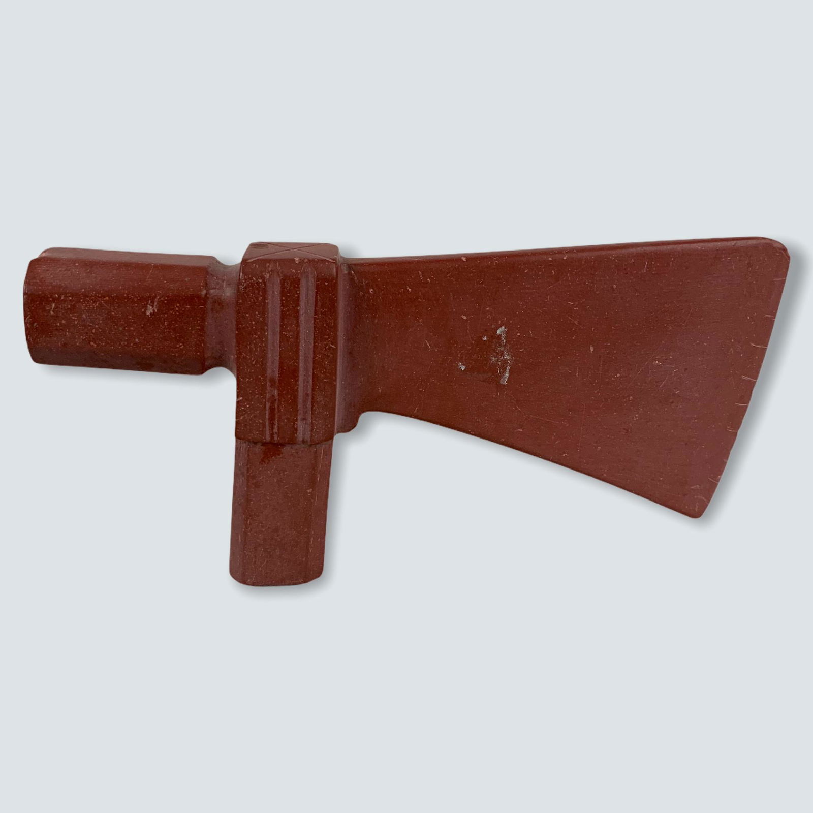 Catlinite Pipe Tomahawk Head (1 of 2)