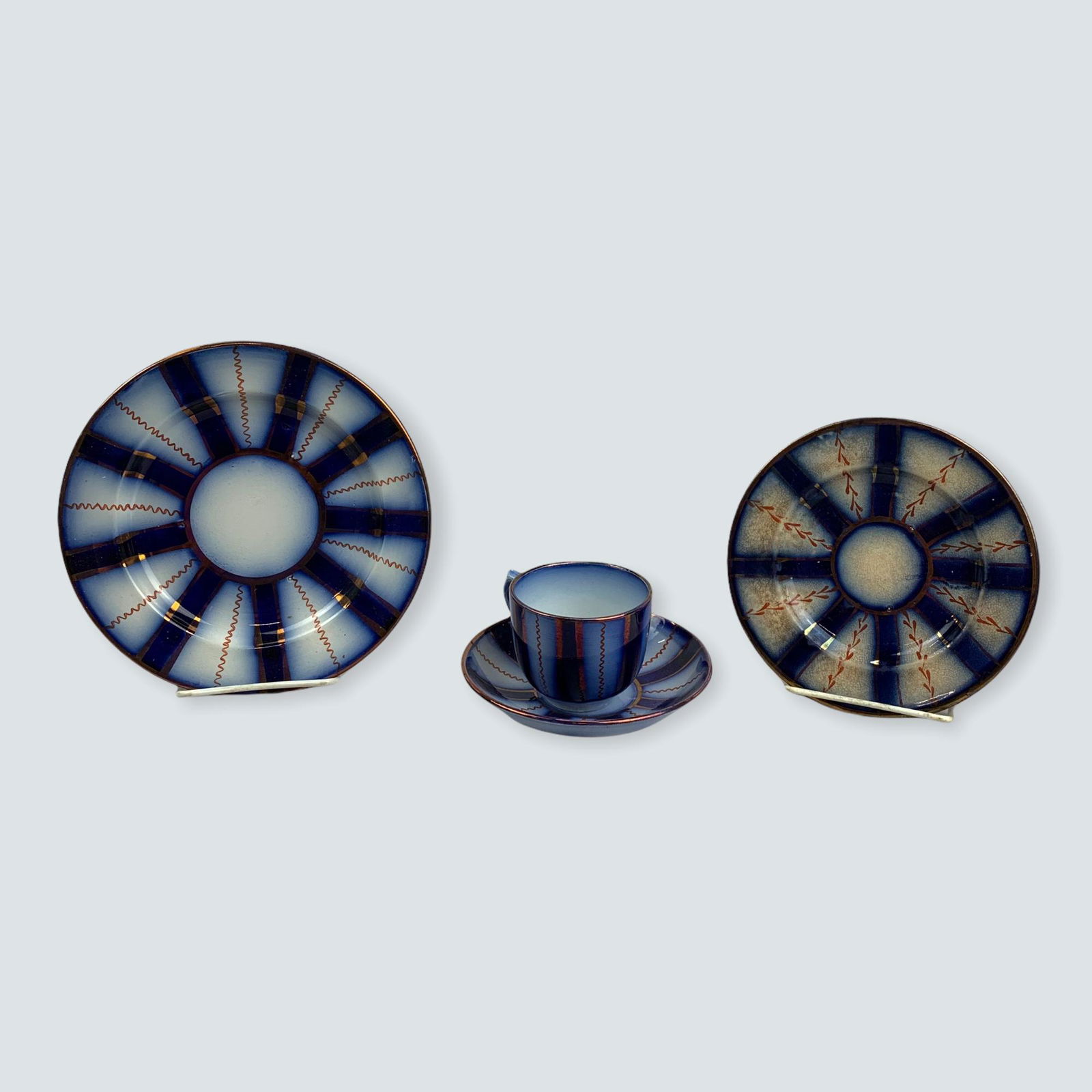 4 Pieces Flow Blue (1 of 1)