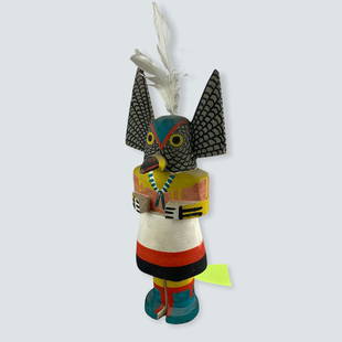 Hopi Kachina Root Owl 1940â€™s: Great vintage Hopi kachina doll, circa 1940â€™s, 11. Owl. Excellent