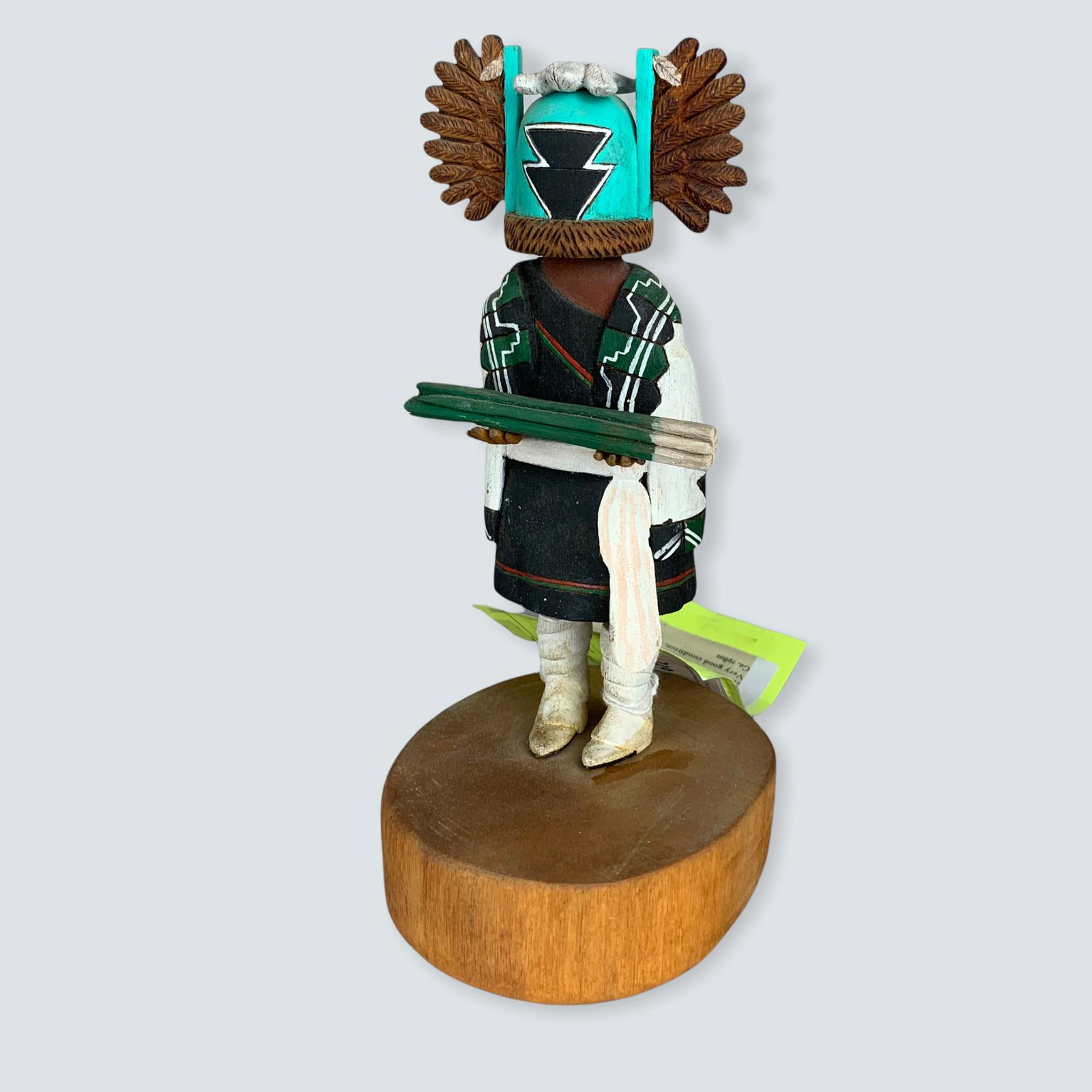 Hopi Kachina Crow Mother: Good kachina â€œ Crow Mother â€œ made by Jennifer Polwytewa, 8, excellent