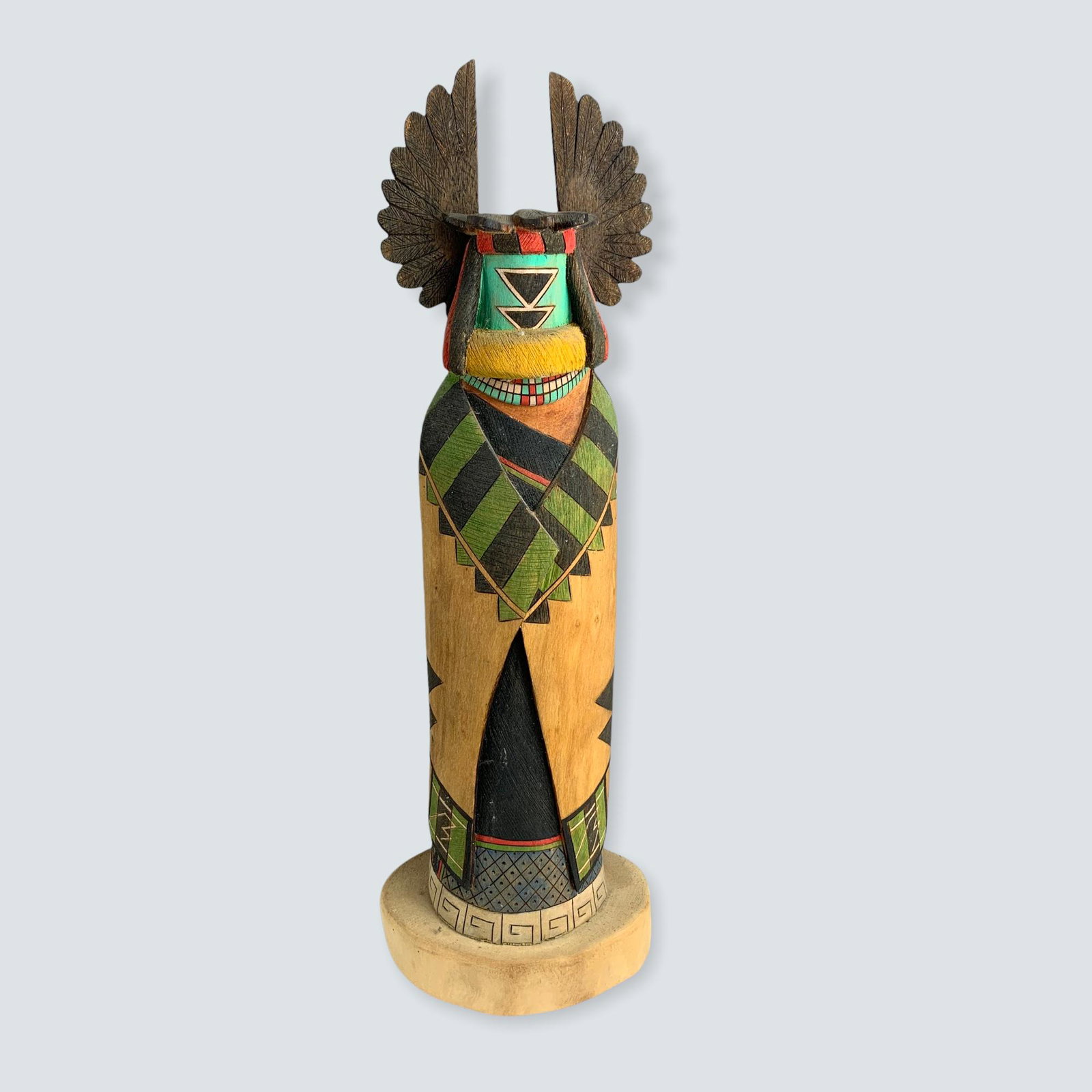 Kachina Crow Mother by D. Harvey: Very Nice â€œ Crow Mother â€œ kachina doll made by D. Harvey , 1995, 14, excellent