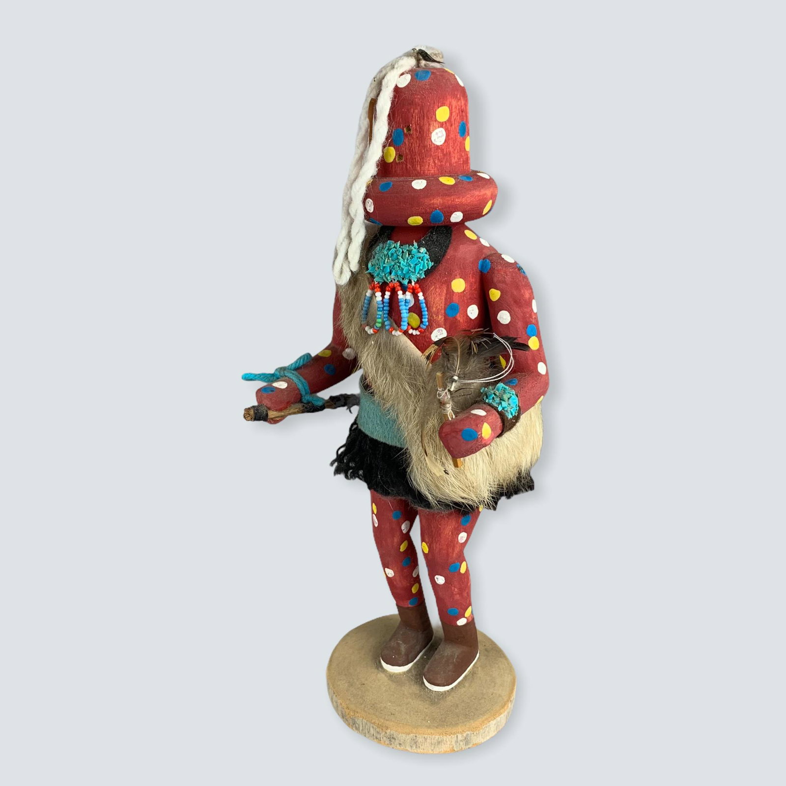 Kachina Zuni Red Fire God by Ben Seciwa (1 of 2)