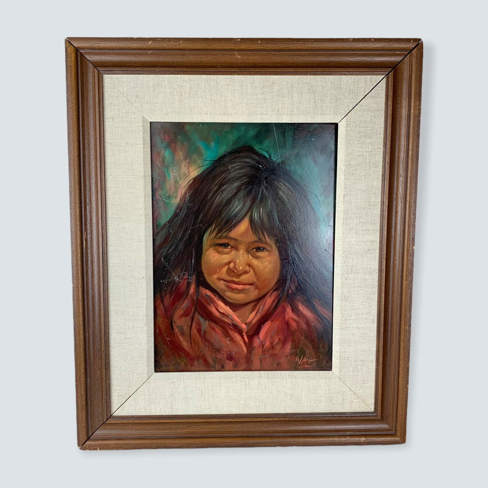 Oil on Acrylic Painting by Watt (1 of 2)