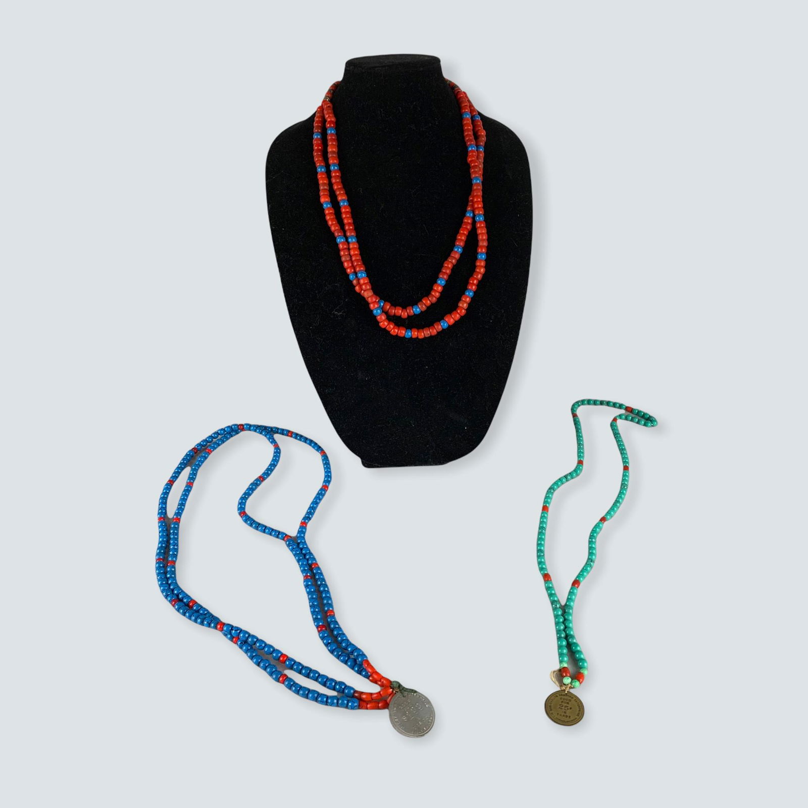 3 Strands of Hubbell Tradebeads (1 of 3)