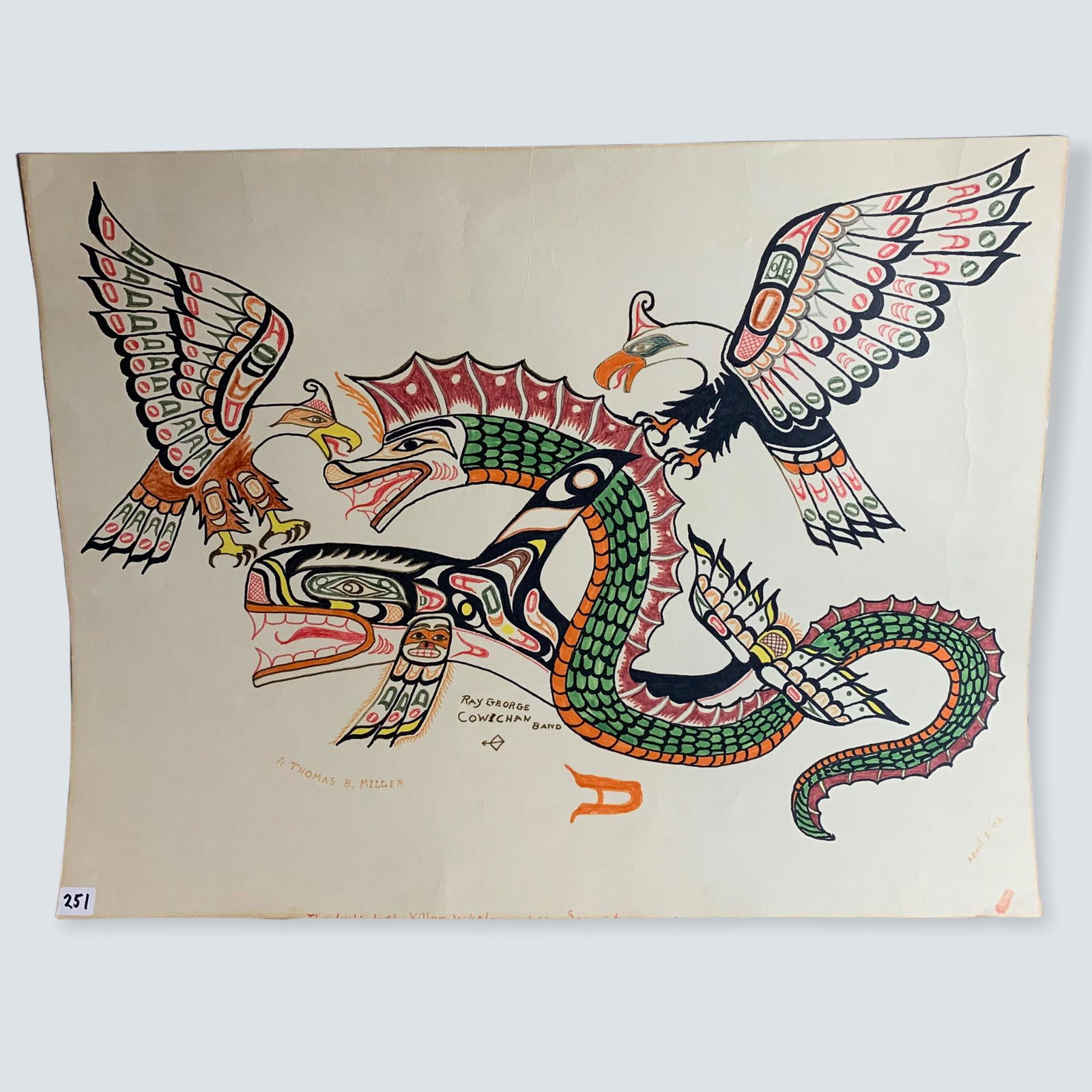 Large NWC, Hand colored Drawing (1 of 1)