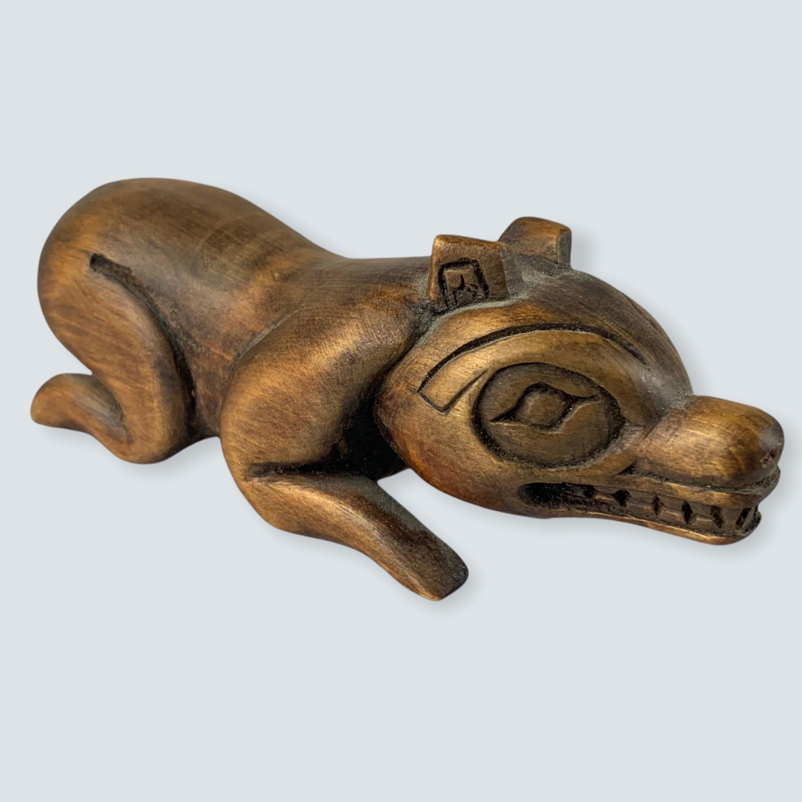 Small Northwest Coast Carved Animal (1 of 2)
