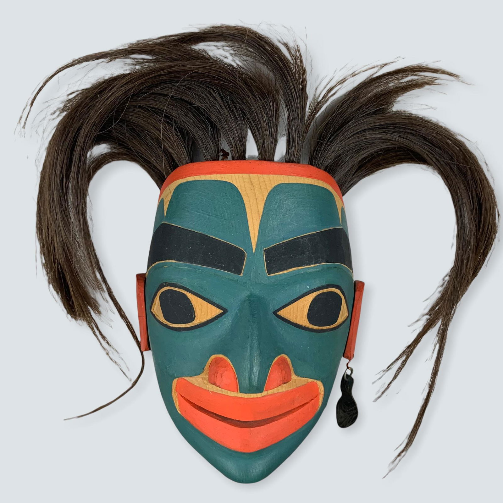 Small Northwest Coast Carved Face Mask (1 of 1)
