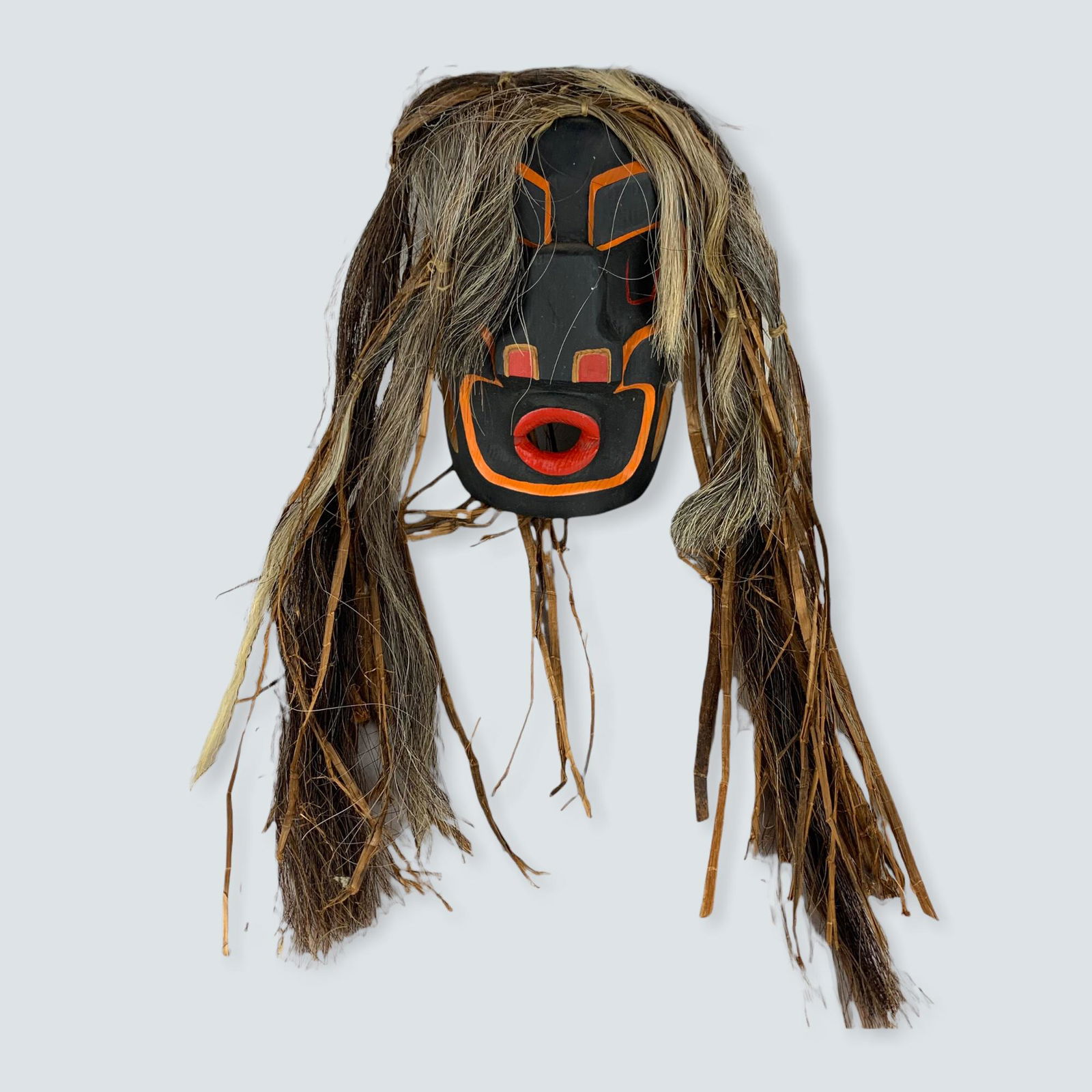 Northwest Coast Carved Wild Women Mask by Peter Moon (1 of 2)