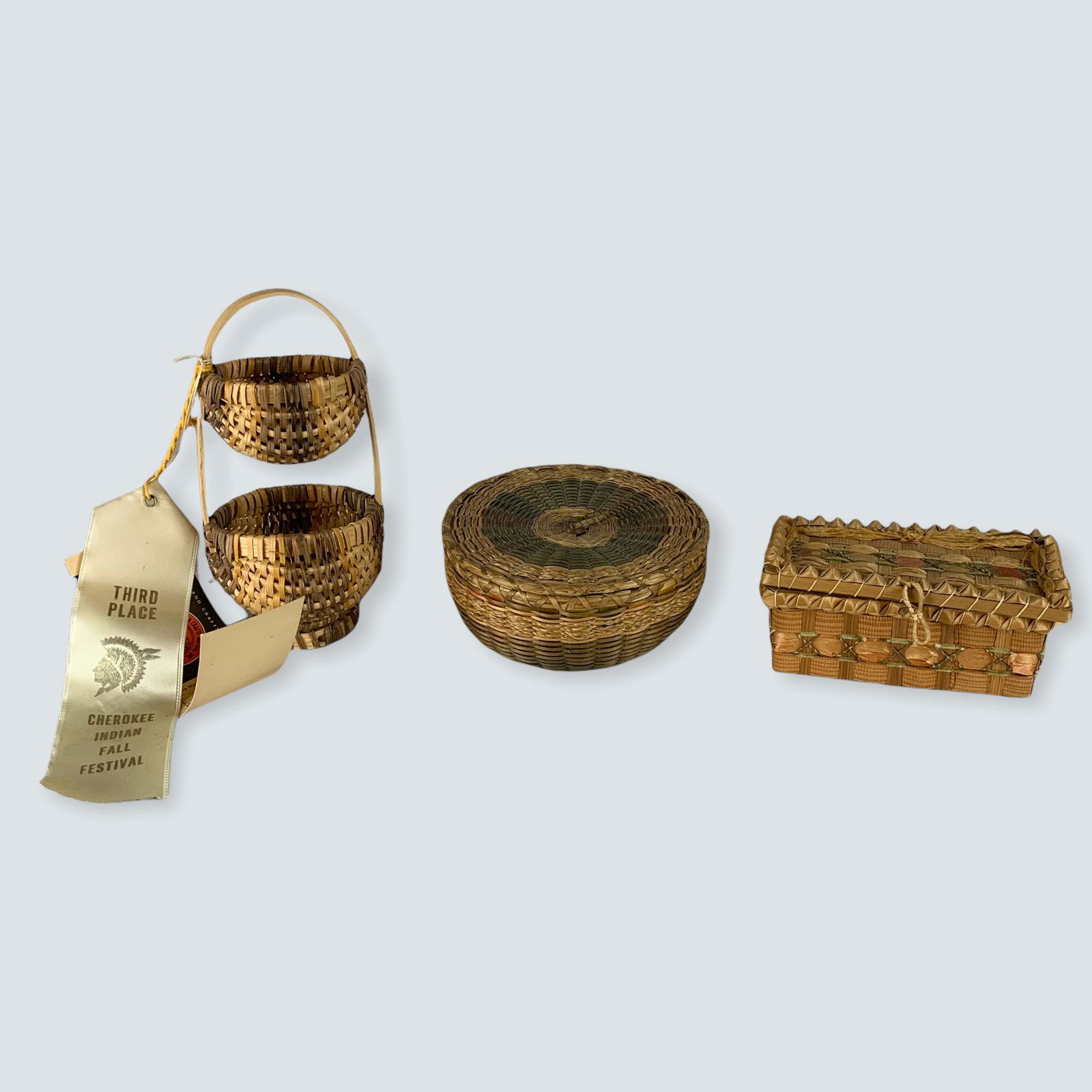 3 Eastern Woodlands & Cherokee Small Baskets (1 of 3)