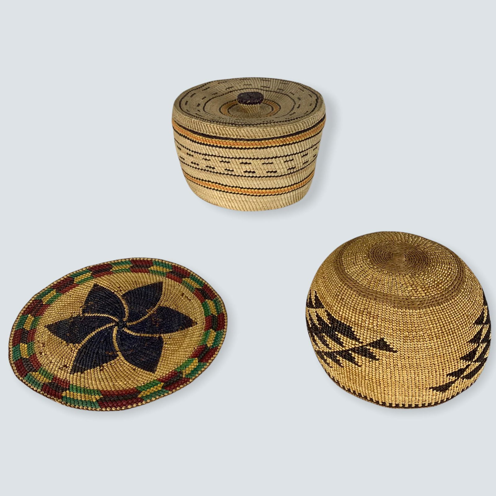 1 California and 2 Washington State Baskets (1 of 3)