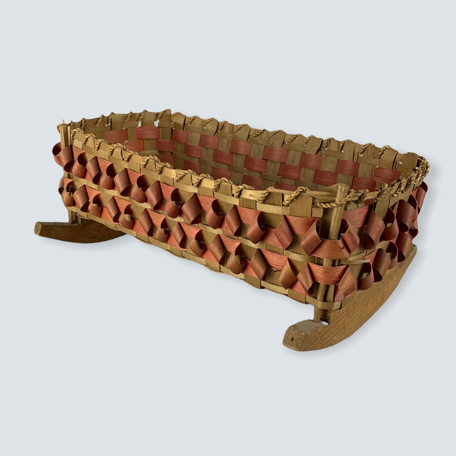 Micmac Split Ash Toy Cradle (1 of 2)