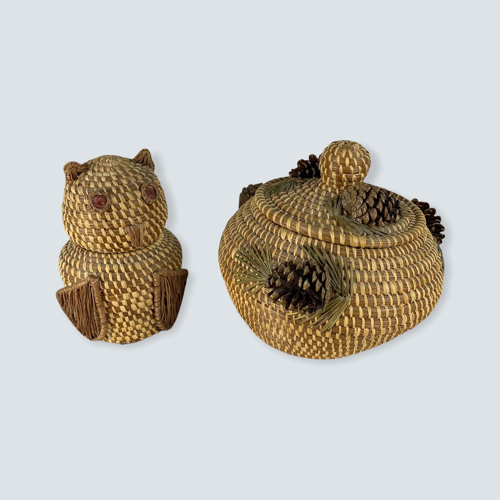 Pine Cone & Needles basket (1 of 1)